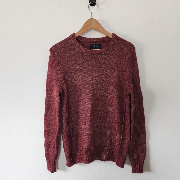Jack Spade Red Crewneck Pullvoer Knit Sweater Small